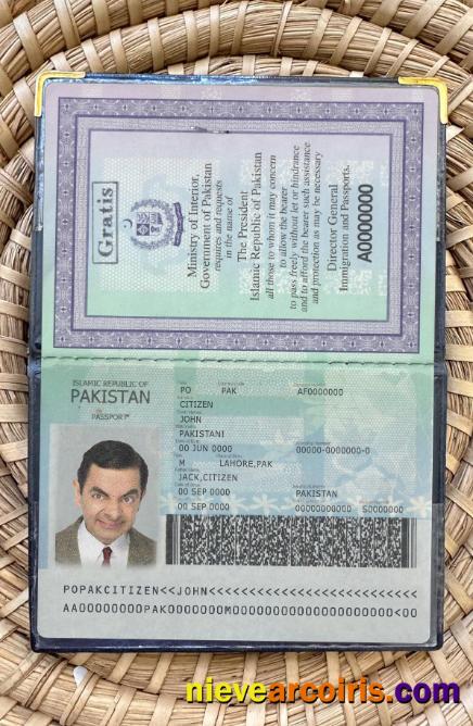 Pakistan new passport 2020-present photolook